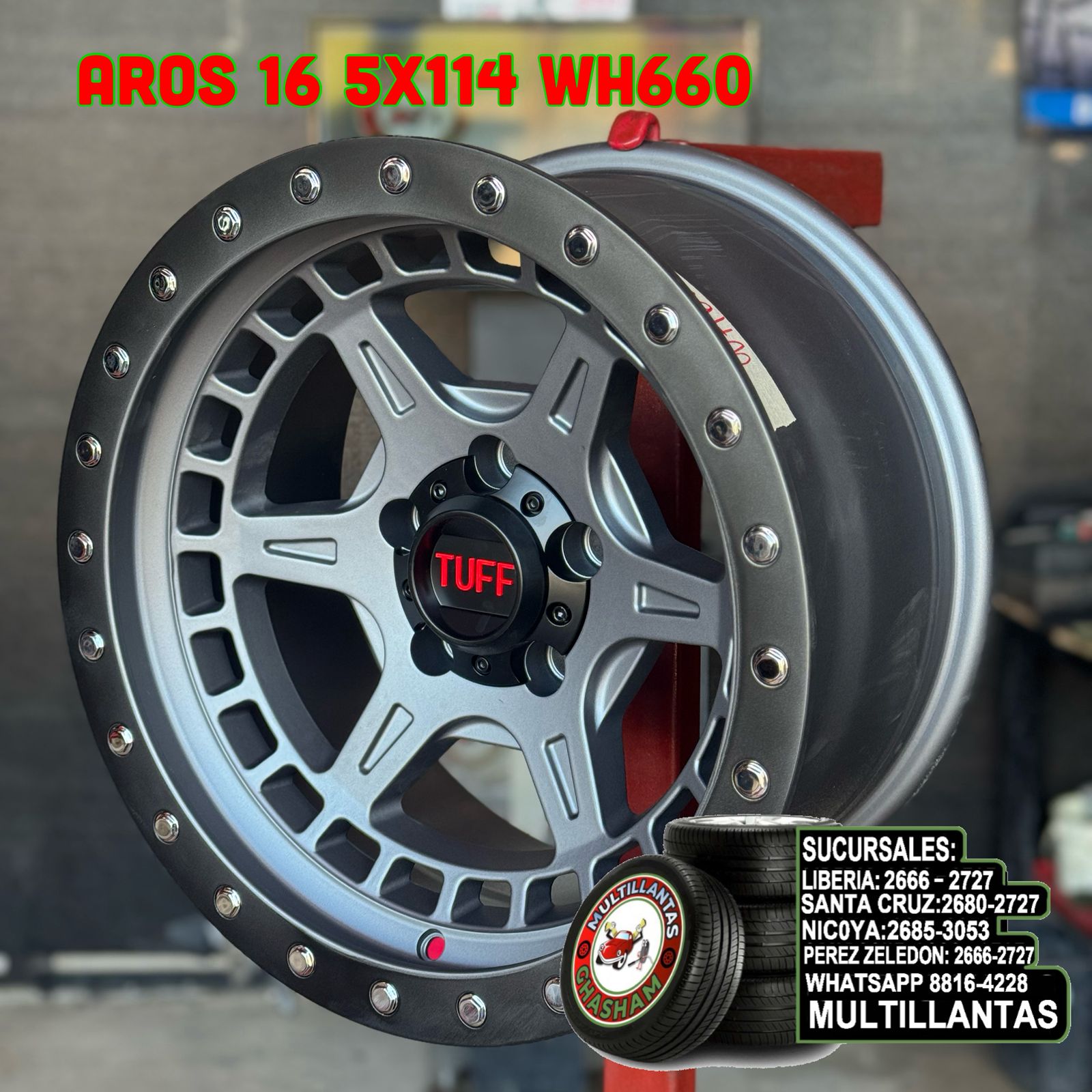 AROS # 16X8 5X114.3 ET-15 MB 660